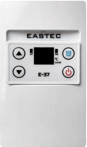 Терморегулятор электронный накладной EASTEC E-37 4.0кВ белый картинка